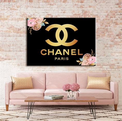 chanel canvas wall art|Chanel inspired wall art.